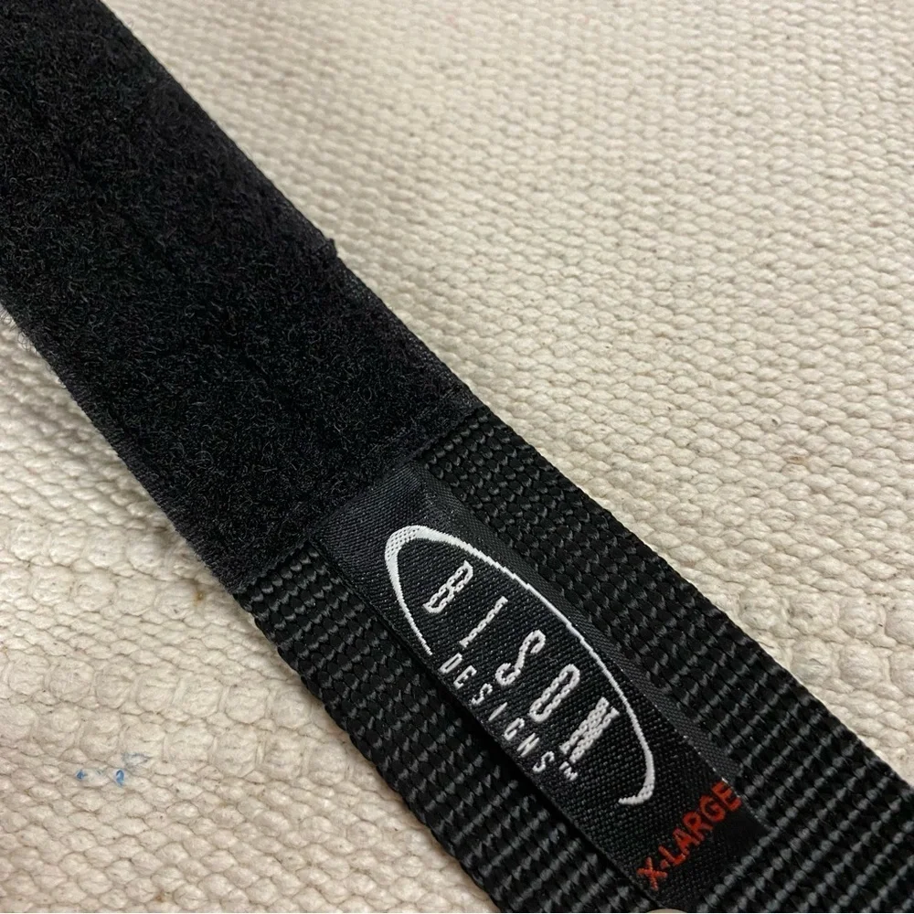 BISON Last Chance Heavy Duty Belt Black - Mens size XLarge 46” - 50”